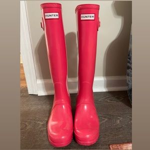 Hunter Rain Boots - Hot Pink